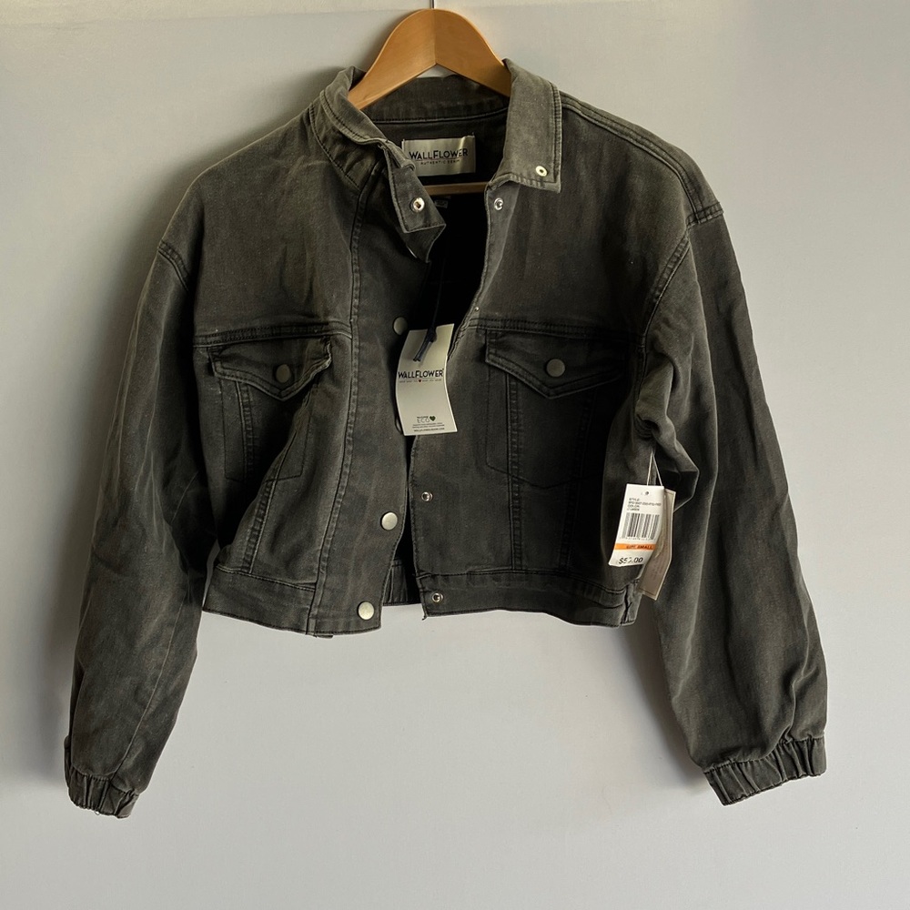 Wallflower Charcoal Jean Jacket